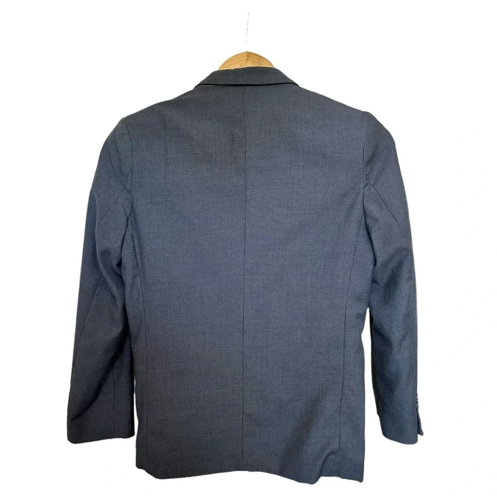Calvin Klein Boys Gray Suit Jacket Single Breasted 2 Button Size 12 Regular - Picture 7 of 14